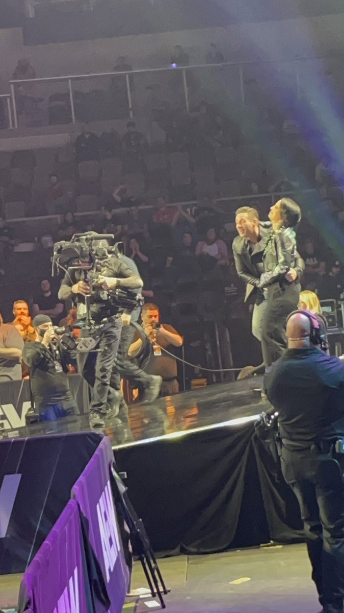 ThatIndyKid's tweet photo. They’ve got a little bun in the oven!!! #RubySoho #CoolHandAng #AEWRampage #AEWDymamite #wrestling #AEW https://t.co/Jws0IRICdT