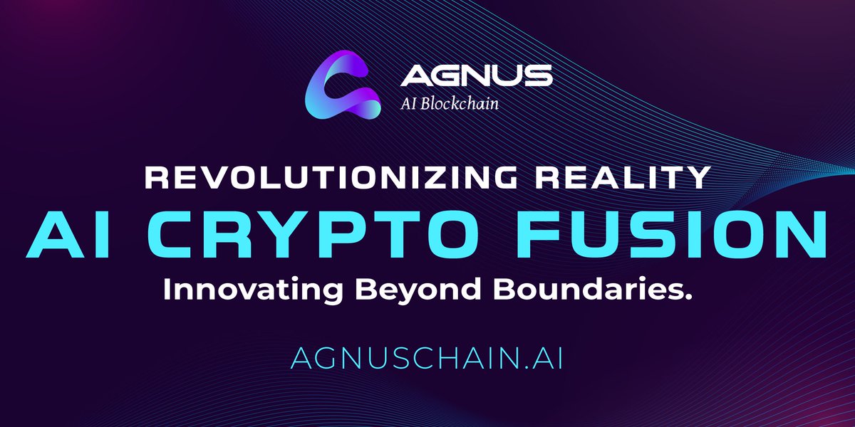 Experience the fusion where AI meets crypto, revolutionizing how we interact with technology. #RevolutionizingReality #AI #Crypto #ETH #BTC #AIBlockchain #AI #WEB3 #AgnusAIChain #Layer1 #EVM