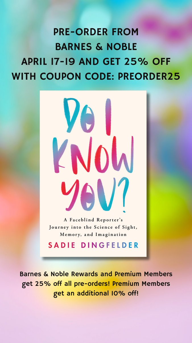 Preorder my book by Friday from Barnes & Noble and get 25% off! @BNBuzz