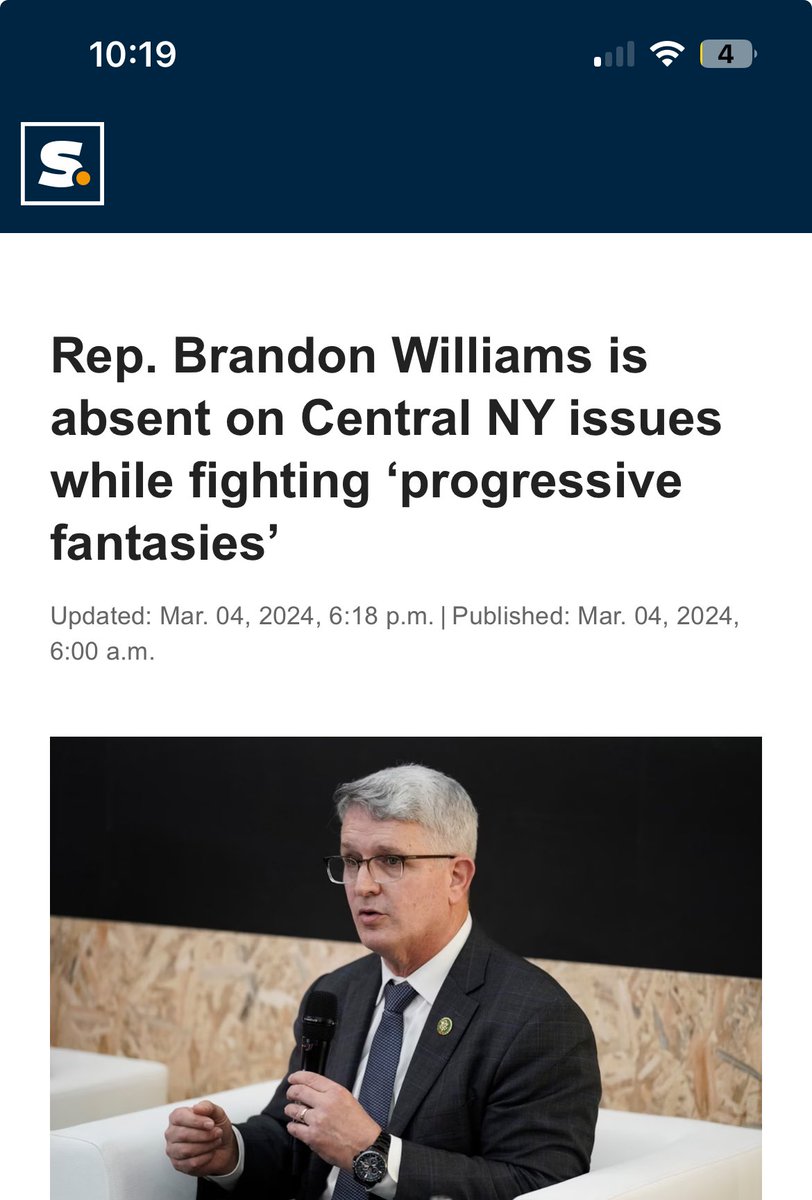 Wow the same Brandon Williams who has also been absent from NY22!!!