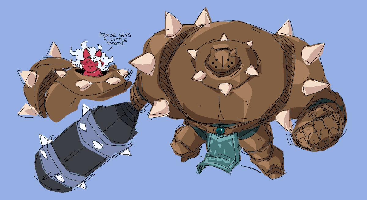 I love me a big lady with big armor.