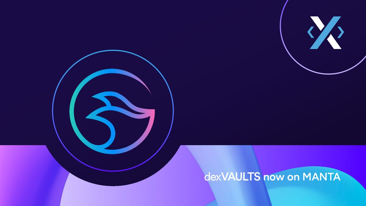 DexFinance's tweet photo. #dexVAULTS now on @MantaNetwork!
Discover the most powerful and efficient yield aggregator on the (blue) planet. π
Start farming! π§βπΎ
https://t.co/pC5xH083ZK