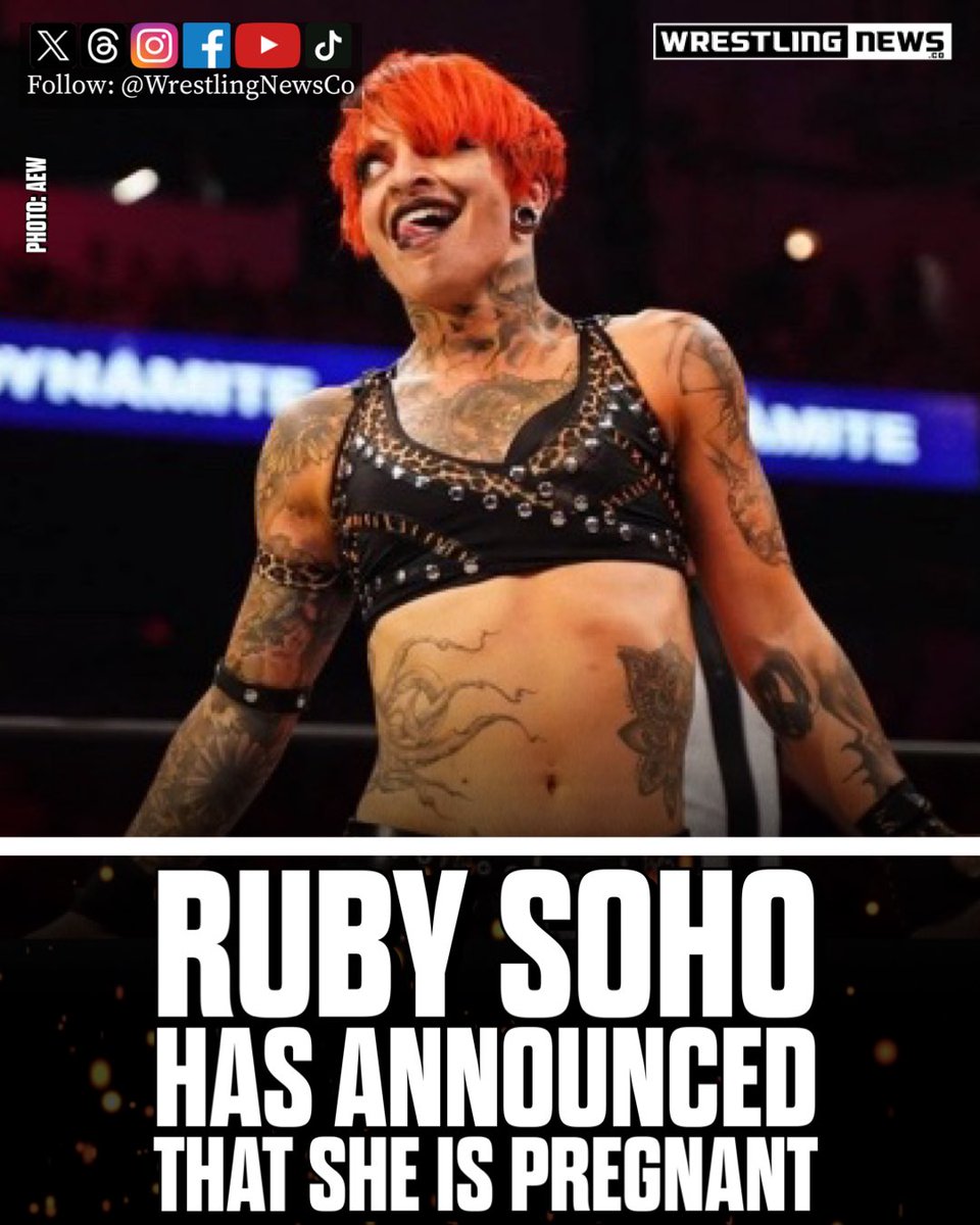WrestlingNewsCo's tweet photo. Congratulations to Ruby Soho.
#aew https://t.co/0BRfCDroze