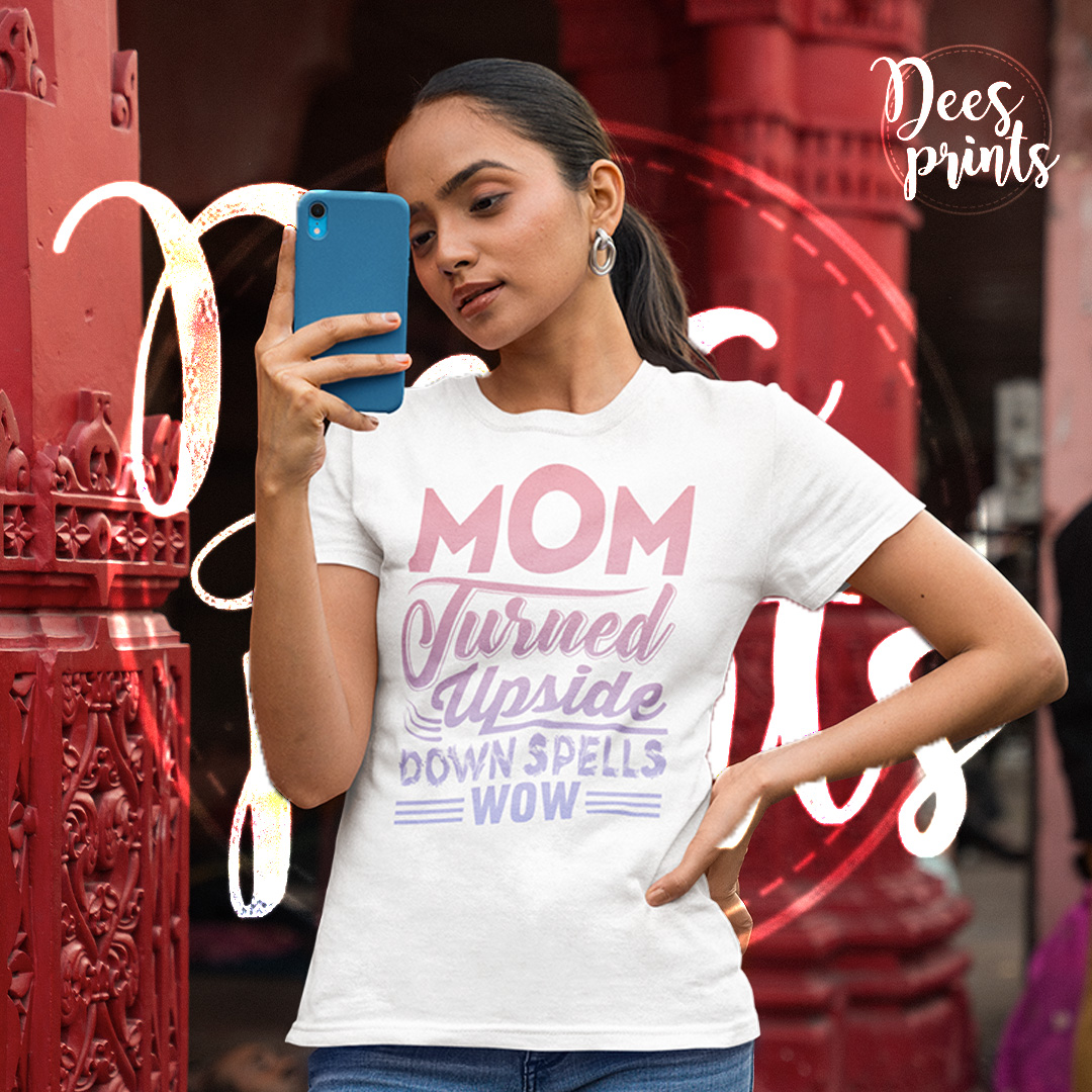 Mom turned upside down spells wow🥰😍 Get your shirt right now! 🤗 #mothersday #mothersdaygiftideas #mamasboy #mamaandson #womenshealthcare
