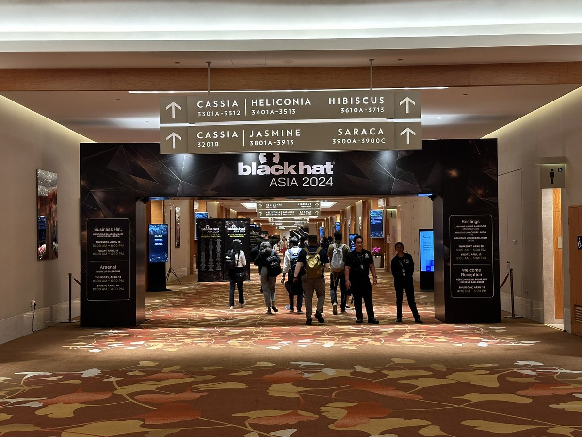 #BHASIA #blackhat
 I will give a speech in the afternoon hah～