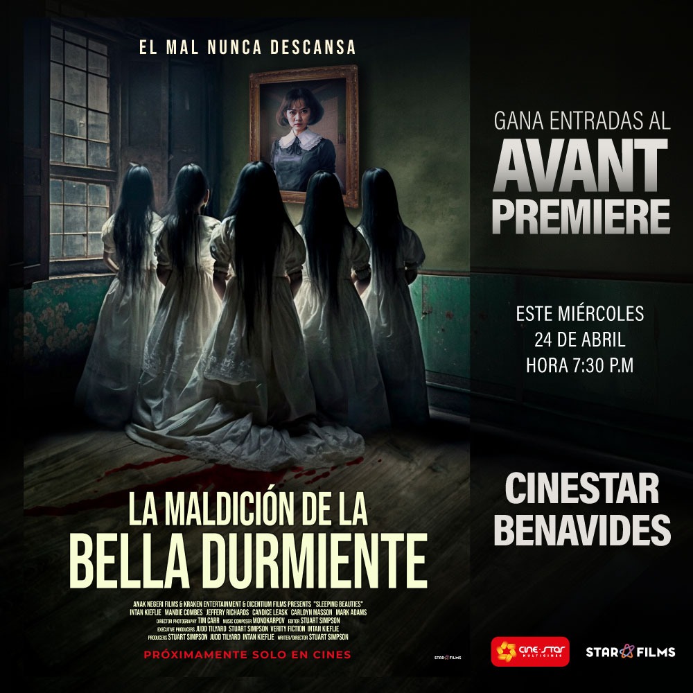 SORTEO: Pases dobles para el avant-première de 'La maldición de la bella durmiente'. La cinta se estrena en Perú en cines este jueves 25 de abril. ¡Ve a nuestro Facebook o Instagram @reflektorcine para saber cómo! #estrenos #cine #cinema #Perú