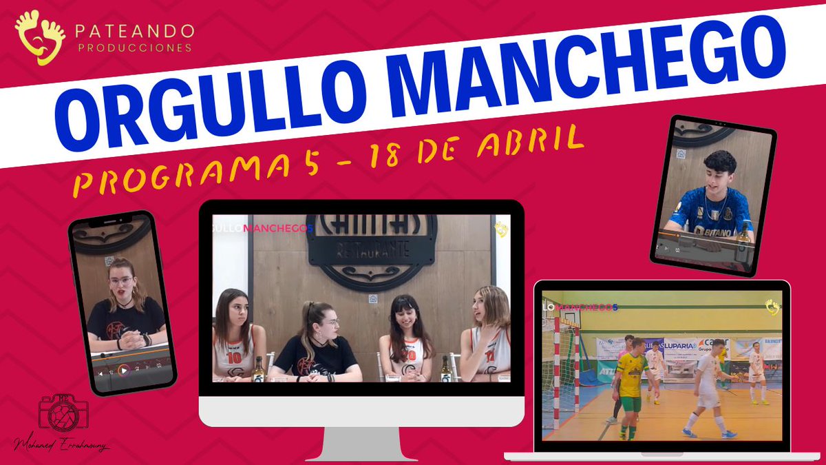 Pateando_ES's tweet photo. 📺 Nueva edición de #OrgulloManchego❤️🩶

👉 Entrevista a Carmen, Abril y Elisa, Voleydulcineas 
👉 Resultados y actualidad de futsal
👉 Entrevista a Ricky, portero del Domino's Pizza 
👉 Resultados y actualidad de fútbol

🔗https://t.co/pPWYOCz9Zi

¡No te lo pierdas! ❤️🩶 https://t.co/vG11xeqGuQ