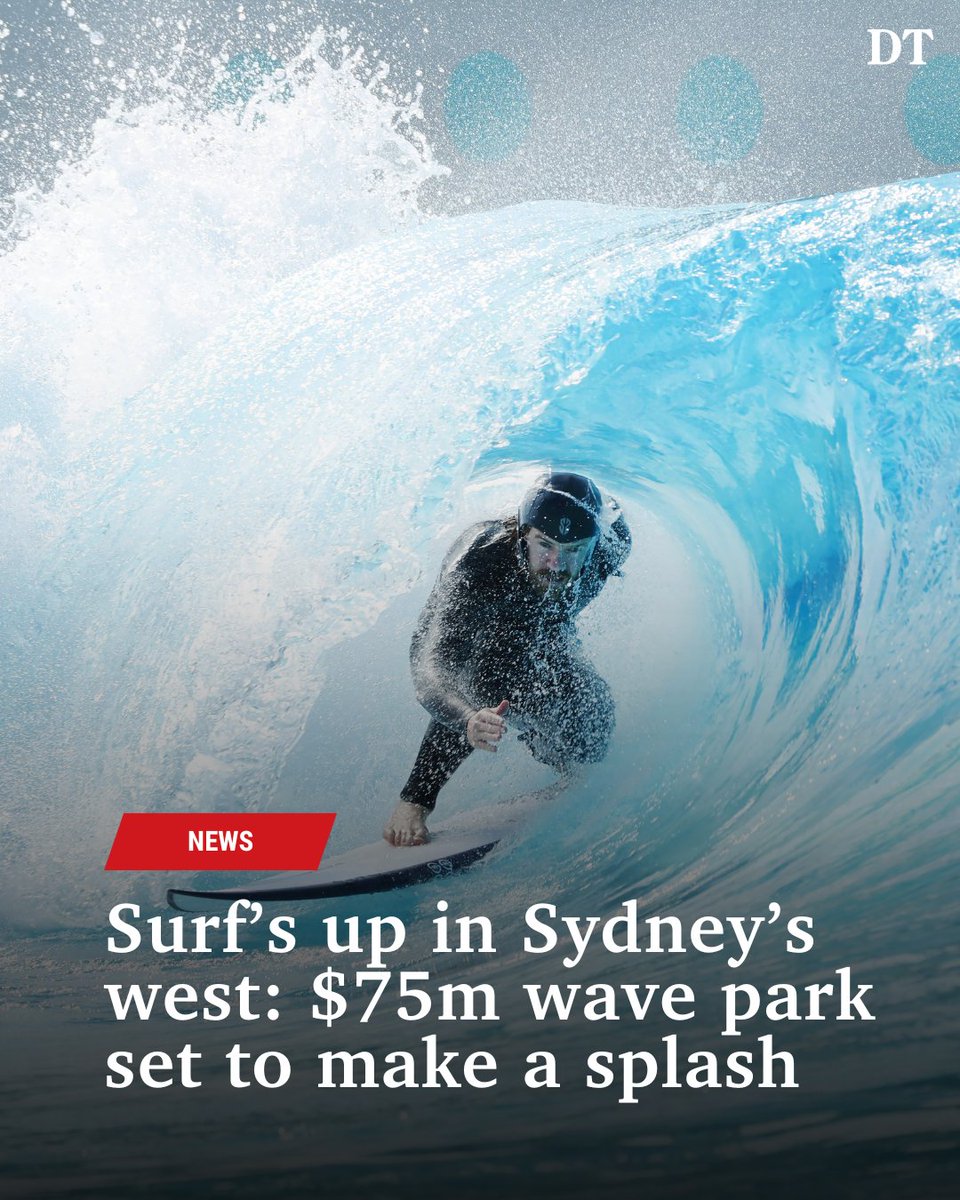 Western Sydney residents won’t need to travel as far to hit the surf 🏄 DETAILS: bit.ly/49BxDz7
