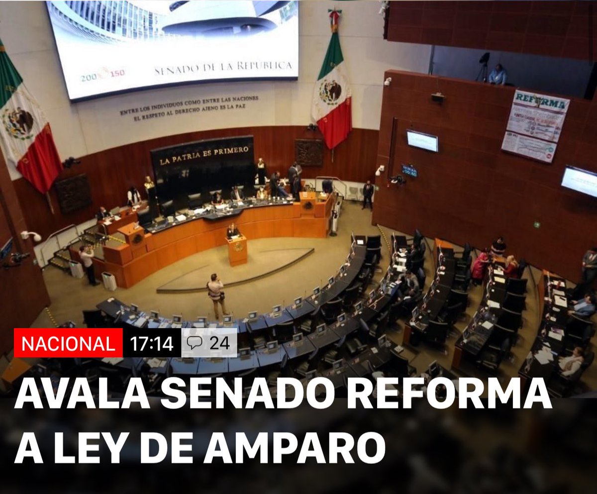 Con la reforma a la Ley de Amparo, cortesía del indigno #RicardoMonreal, López podrá seguir aplicando leyes inconstitucionales a pesar de que los tribunales otorguen suspensiones en su contra. Ahora sí, el estratega macuspano podrá promulgar y ejercer leyes inconstitucionales a…