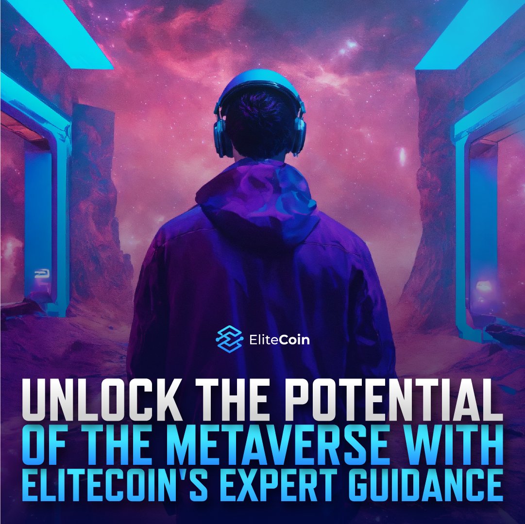 NYCEliteCoin's tweet photo. "Step into the limitless possibilities of the metaverse with EliteCoin as your expert guide, unlocking its full potential together

Join our telegram and say hello to Elitecoin family 🤝
https://t.co/2VeeklhUVr

#Elitecoin #ELC #Elitearmy #Elitecoin #ELC #Sale #CryptoOpportunity https://t.co/ugK3uEBbKE