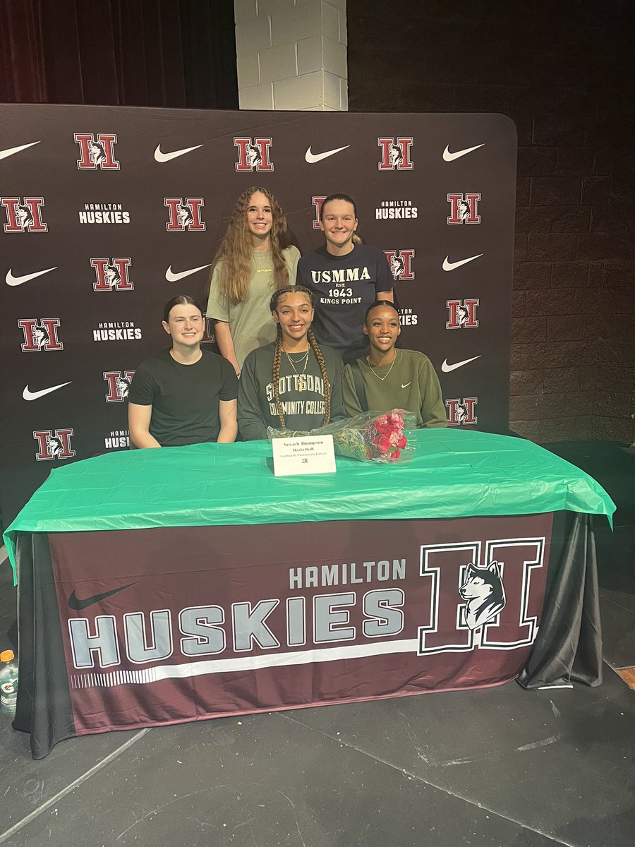 Congratulations to Nevaeh Thompson on signing with @ArtichokesWBB today! Looking forward to watching you achieve great things in the future!