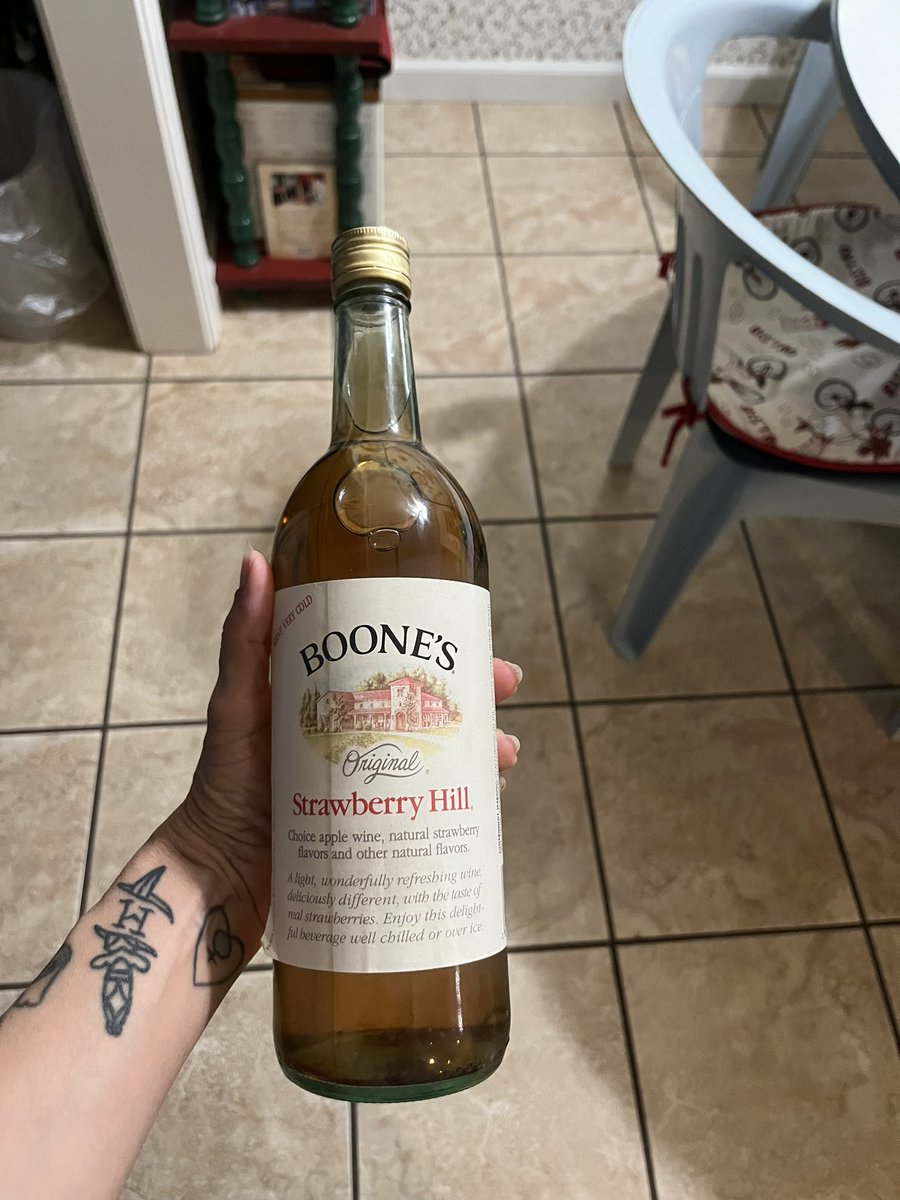 MY DAD JUST RETURNED THIS BOTTLE OF STRAWBERRY HILL TO ME. He confiscated it from me when I was SIXTEEN…THIRTY YEARS AGO. ITS VINTAGE!