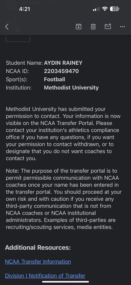 I have now entered the portal!! 6’4 340, 3 years of eligibility!! Looking for a new place to call home!!
