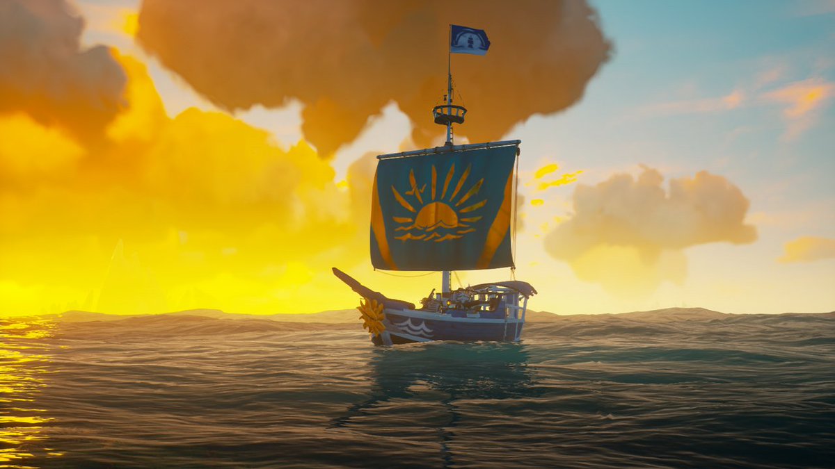 Golden Hour Sails 🌅
#Sotshot @SeaOfThieves