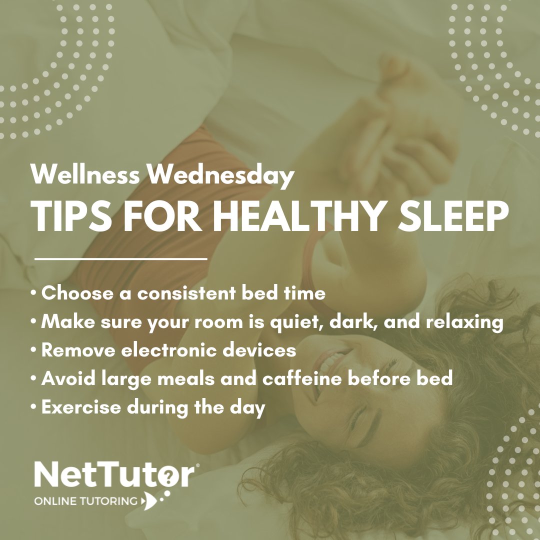 Is it getting late and you're feeling overwhelmed? Sleep is crucial for your brain health and confidence. Schedule a session with us to help establish more peace of mind.

#StudentWellbeing #WellnessTip #HowToSleepBetter #StudentSuccess #OnlineTutoring #Tutor