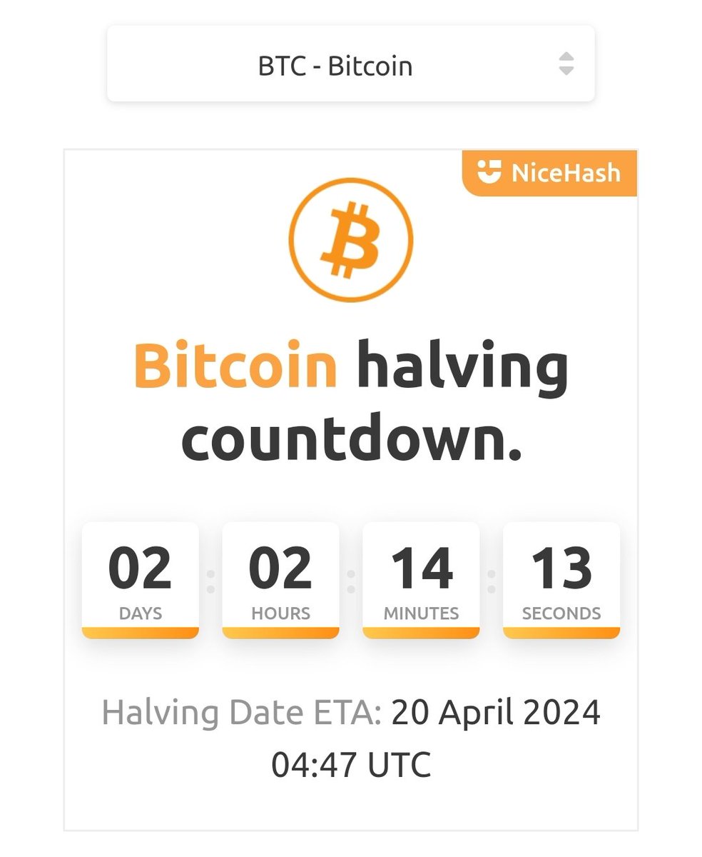 BTC halving ‼️ 2 days left ⏰️

$PARAM <a href="/ParamLaboratory/">Param Labs</a> $TRIP <a href="/PlayOverTrip/">OverTrip</a> $LOL <a href="/onunblocked/">Unblocked 🟣 $LOL</a>
$EVERY @JoinEveryworld $COOKIE <a href="/cookie3/"></a> $BEYOND <a href="/PlayGroundCorp/">PlayGround</a> $BUBBLE <a href="/Imaginary_Ones/">Imaginary Ones | Bubio.ai</a> #PIXELPIX <a href="/PlayPixelPix/">Pixel Pix</a> $GANG <a href="/YugenLBS/">Yugen.</a> $PIXIZ @Pixiz_io $XTER <a href="/XterioGames/">Xterio</a> $UNIO $SOMO