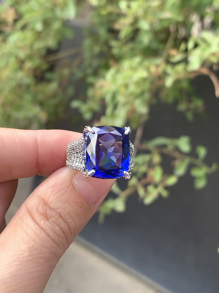 Buy 8ct Cushion Cut Tanzanite Blue Sapphire Paved Cocktail Ring at #sayablingjewelry
Shop here sayabling.store/3vOoWUi

#Jewlery #silverjewelry #handmadejewelry #finejewelry #ring #silverring #cocktailring #sapphirering #giftsforher #giftsforwife #anniversarygift #MothersDay