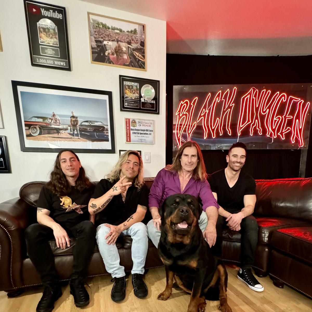 That’s a wrap on the filming with our great friend Fabio on the Newest Black Oxygen Inspiration Podcast Episode! We’d also like to announce and welcome our New co-host great friend <a href="/pieceofjeffgum/">jeff gum</a> Film Producer/President of Gum Media Partners! Great day at our crib! Stay tuned