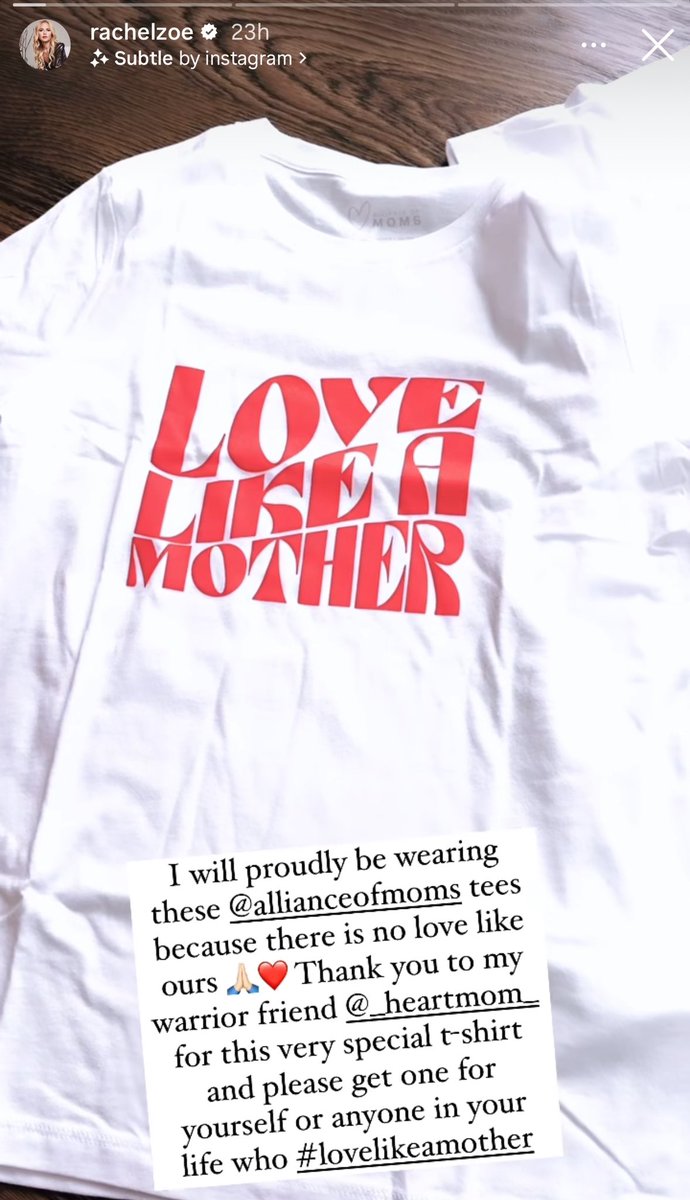 In addition to #DuchessMeghan’s support: American actress, Kristen Bell & Fashion Designer, Rachel Zoe show their support to the #LoveLikeAMother campaign. Proceeds will go towards young parents in foster care. Donate or purchase a shirt if you can 🙏

#MeghanMarkle #PrinceHarry