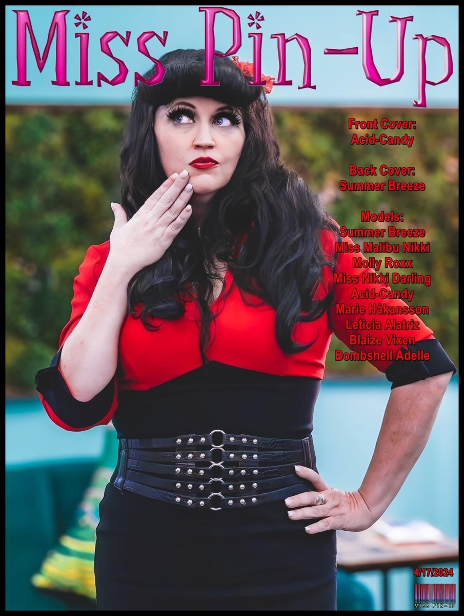 I made the cover of miss pin-up magazine! Sweet! 

Photos by the amazing Brittany Munn 

#pinup #pinupgirl #retro #vintage #rockabilly #rockabillybaby #rockabillypinup  #psychobilly #gothabilly #magazine
