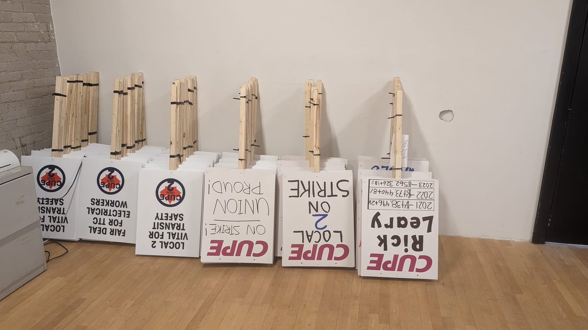 Our strike committee members are ready and working hard at their headquarters.