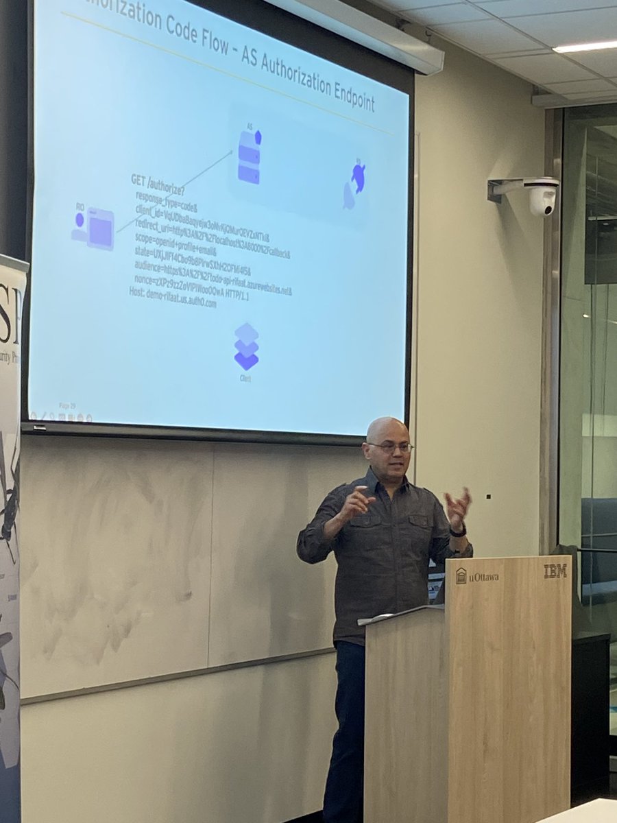 OWASP_Ottawa's tweet image. Big shout out to @rifaat_sy  and his excellent introduction to #OAUTH and #OpenID at the #OWASP #Ottawa meetup this evening at @uOttawaGenie . Looking forward to more presentation on this subject.