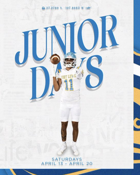 Can't wait to head out to Fort Lewis this weekend. <a href="/FLCFootball/">FLC Football</a> <a href="/FLCCoach_Grinde/">John Grinde</a> <a href="/sabearsfootball/">Summit Academy Football</a> <a href="/Coach_J_W/">Justin Wilbur</a> <a href="/ParkerBlake60/">Parker Blake</a>