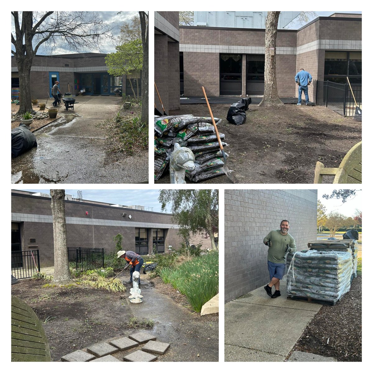 Thankful to our RMES parent volunteers and community partner, <a href="/HomeDepot/">The Home Depot</a>, for donating your time and talents toward our greenhouse rebah and atrium beautification! <a href="/vbschools/">VBSchools</a> <a href="/vbedfound/">VB Education Foundation</a> @RMESPrincipal @RedMill_AP <a href="/BFergusonVB/">Brittany Ferguson</a> <a href="/RMES_Gifted/">Cynthia Housianitis Johnston</a>