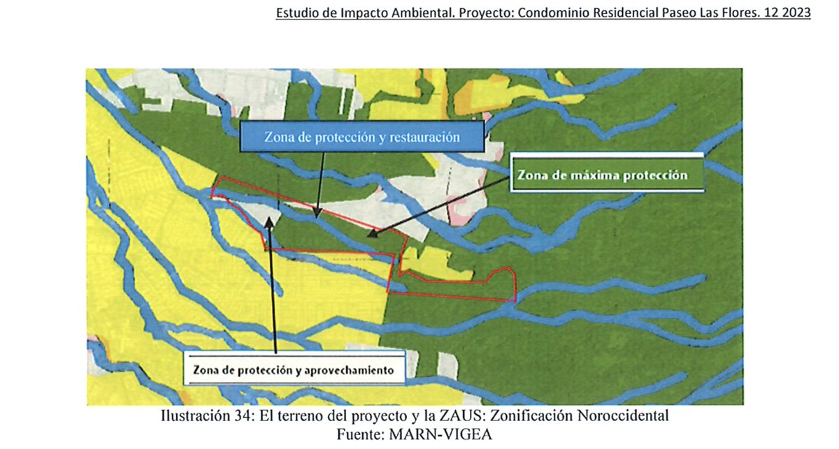 La #ConsultaPública hizo ayer su segundo aviso , registró la junta directiva.

El @MedioAmbienteSV tiene abierto el proceso de 10 días para leer y analizar el estudio de impacto ambiental de casi 1700 páginas.

La urbanización se proyecta en una zona de recarga de agua.