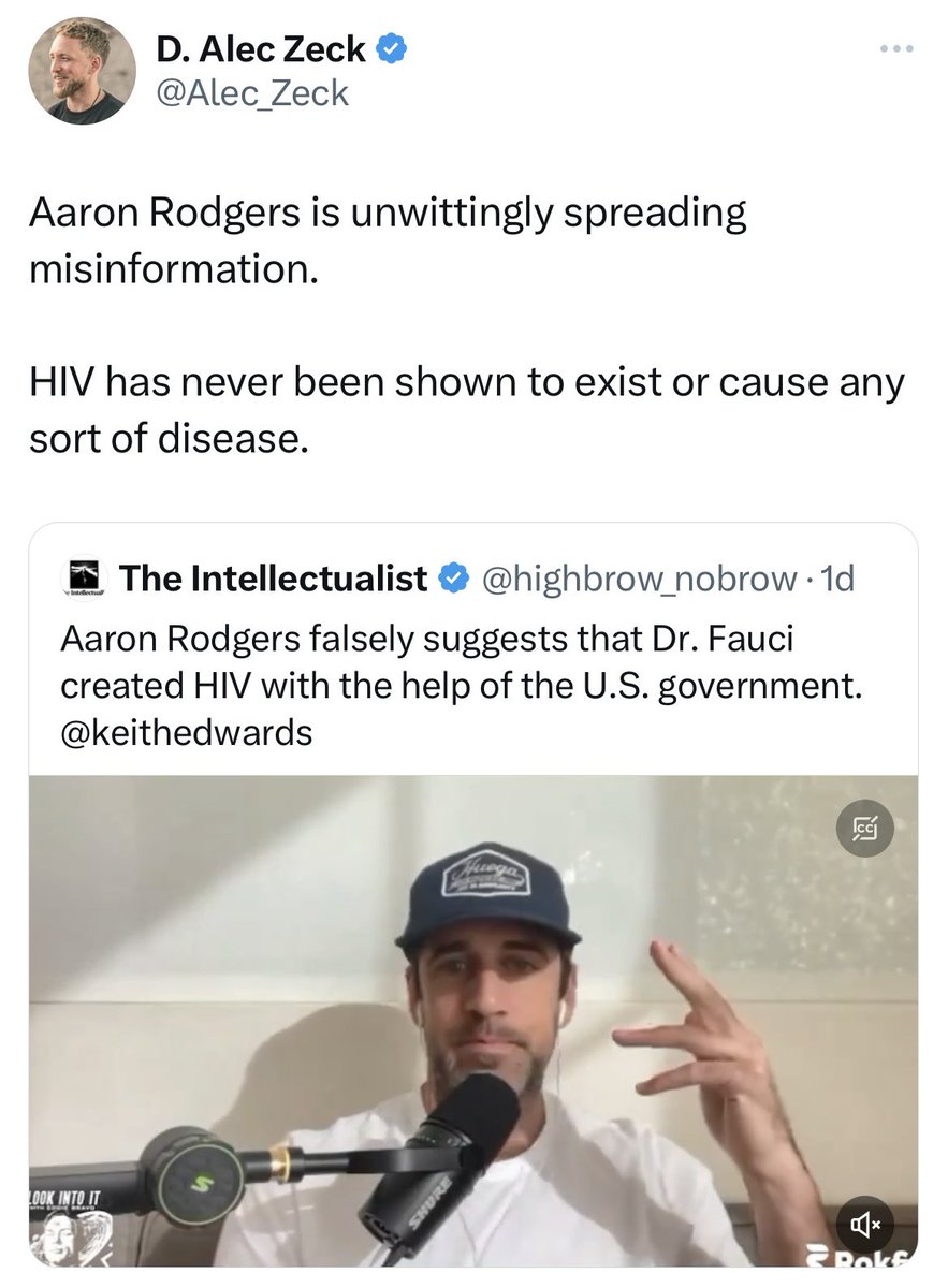 Oh so y’all believe that Aaron Rodgers exists?