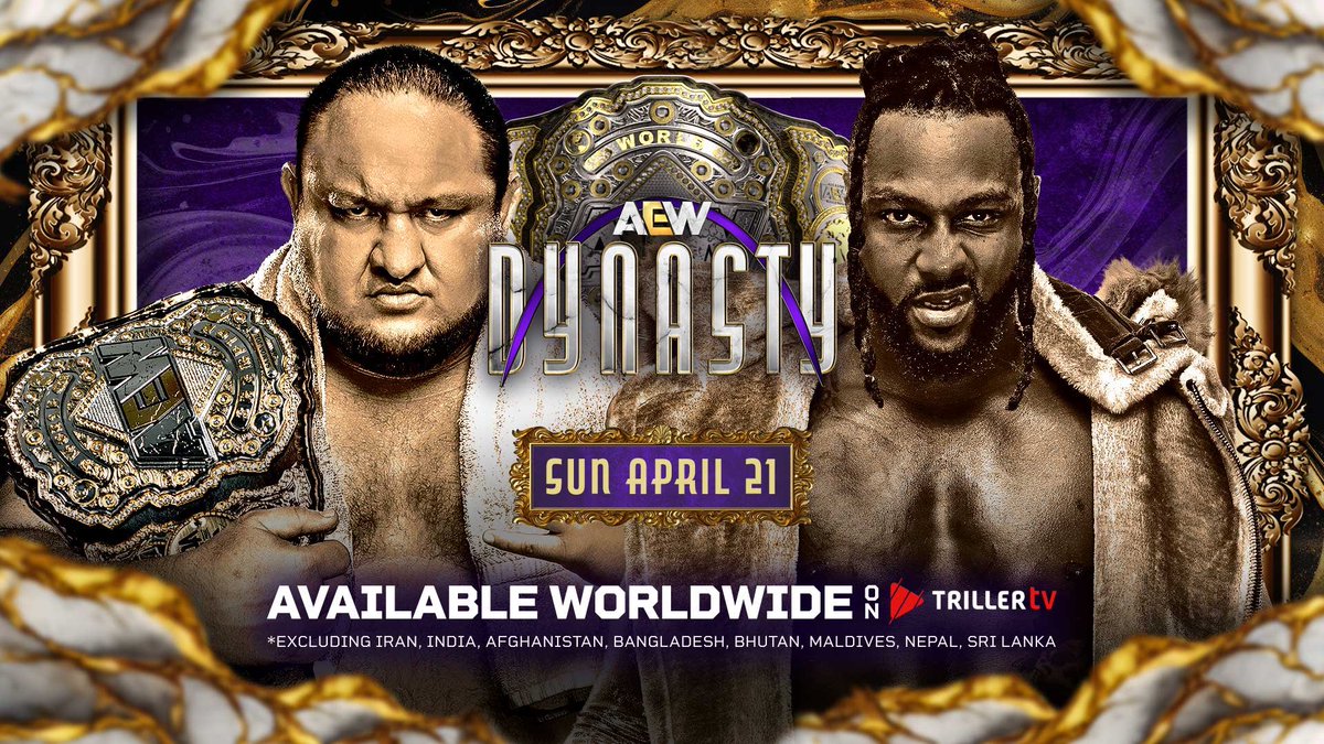 🚨CONTEST / GIVEAWAY🚨 Thanks to TrillerTV, we have a code for #AEWDynasty (available WORLDWIDE including the USA🇺🇸!!!) Rules: - Like and RT this post - Follow us and @FiteTV - Tell us who wins at Dynasty; SWERVE or JOE? Winner announced Sunday