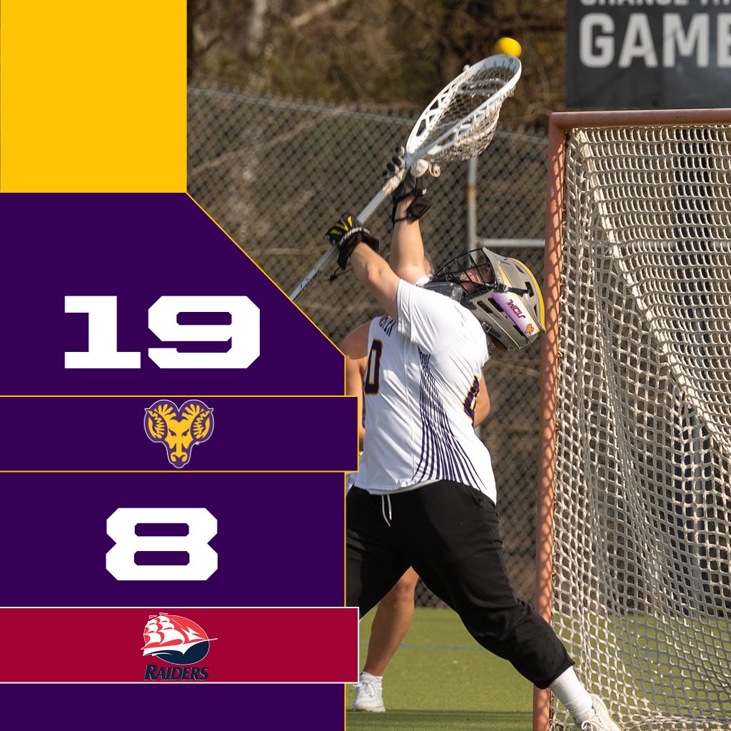 WLAX: West Chester rolls to a 19-8 victory over Shippensburg!

#ramsup