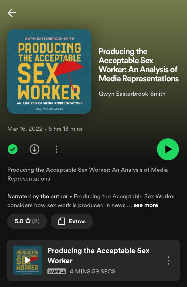 If you've got a Spotify premium subscription it now includes access to 15 hours of audiobooks a month, including my book 👀 (I think this applies in NZ, Ireland and Canada)