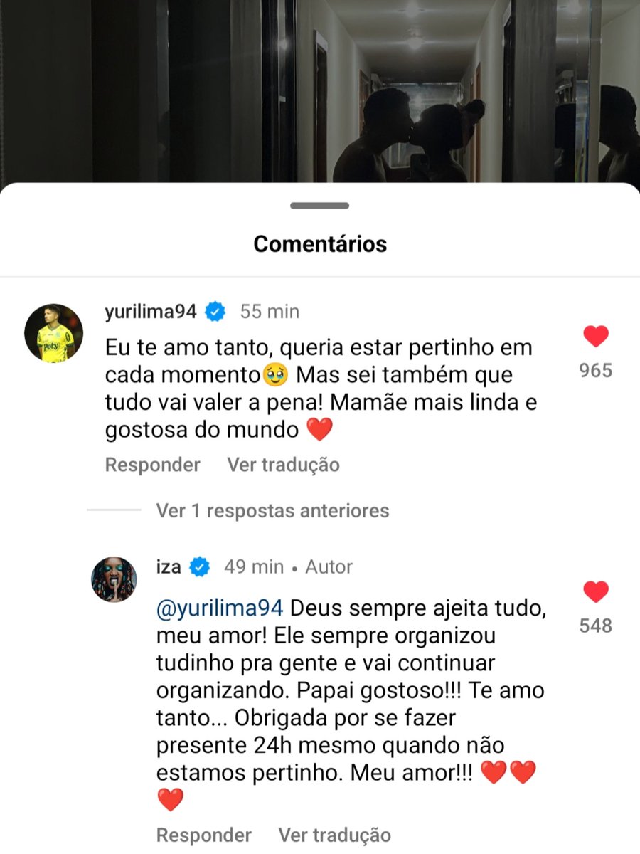 IZA e Yuri Lima são tipo o primeiro casal do mundo, vivendo o primeiro amor tranquilo do mundo, sendo os primeiros pais do mundo! 🥹💖