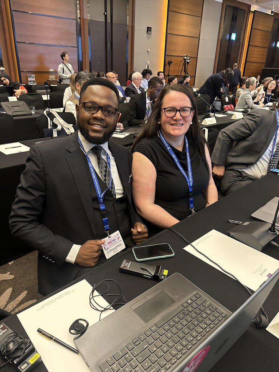 What an honour to represent @IPPNW at the @medwma Council in Seoul along with Walusungu Mtonga