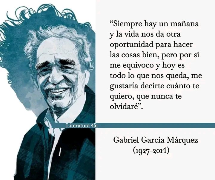 Buenas Noches 🌜 
#GabrielGarcíaMárquez 
#Gabo