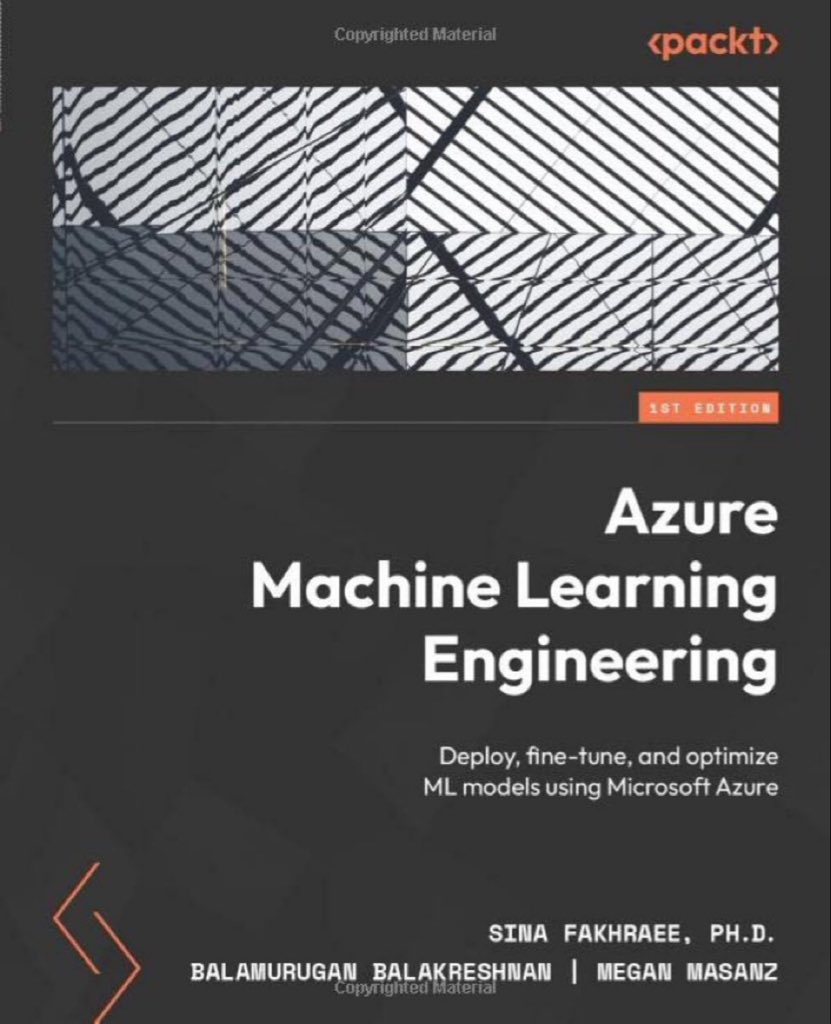 Azure #MachineLearning Engineering — Deploy, fine-tune, and optimize #ML models using Microsoft #Azure: amzn.to/3StMF4E via @PacktPublishing
————
#AI #DeepLearning #BigData #DataScience #DataScientists #Cloud #MLOps #DataEngineering