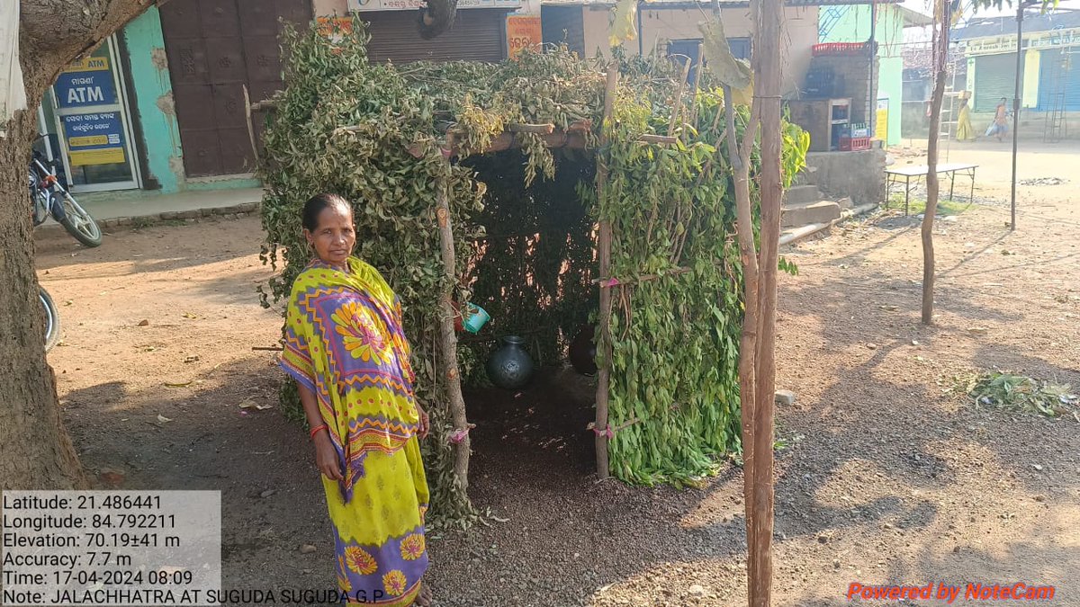 deoc_deogarh's tweet photo. Opening of jala chhatra   at various  Blocks &amp; GPs areas of Deogarh to tackle Heat Wave situation-2024. https://t.co/ujD3dH8gfc