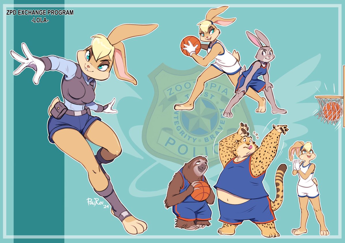 I think I haven’t post this… regarding their height, I know Lola’s probably small too but it’s something I prefer of her lol. #zpdtransfer #judyhopps #judy #zootopia #looneytunes #Lolabunny