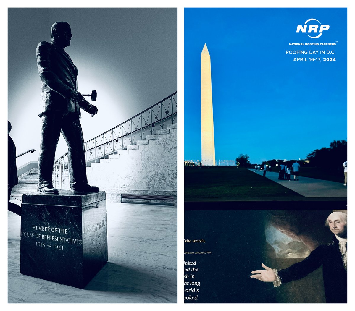 #roofingdayindc
#exploringdcwithNRP #makingmemories