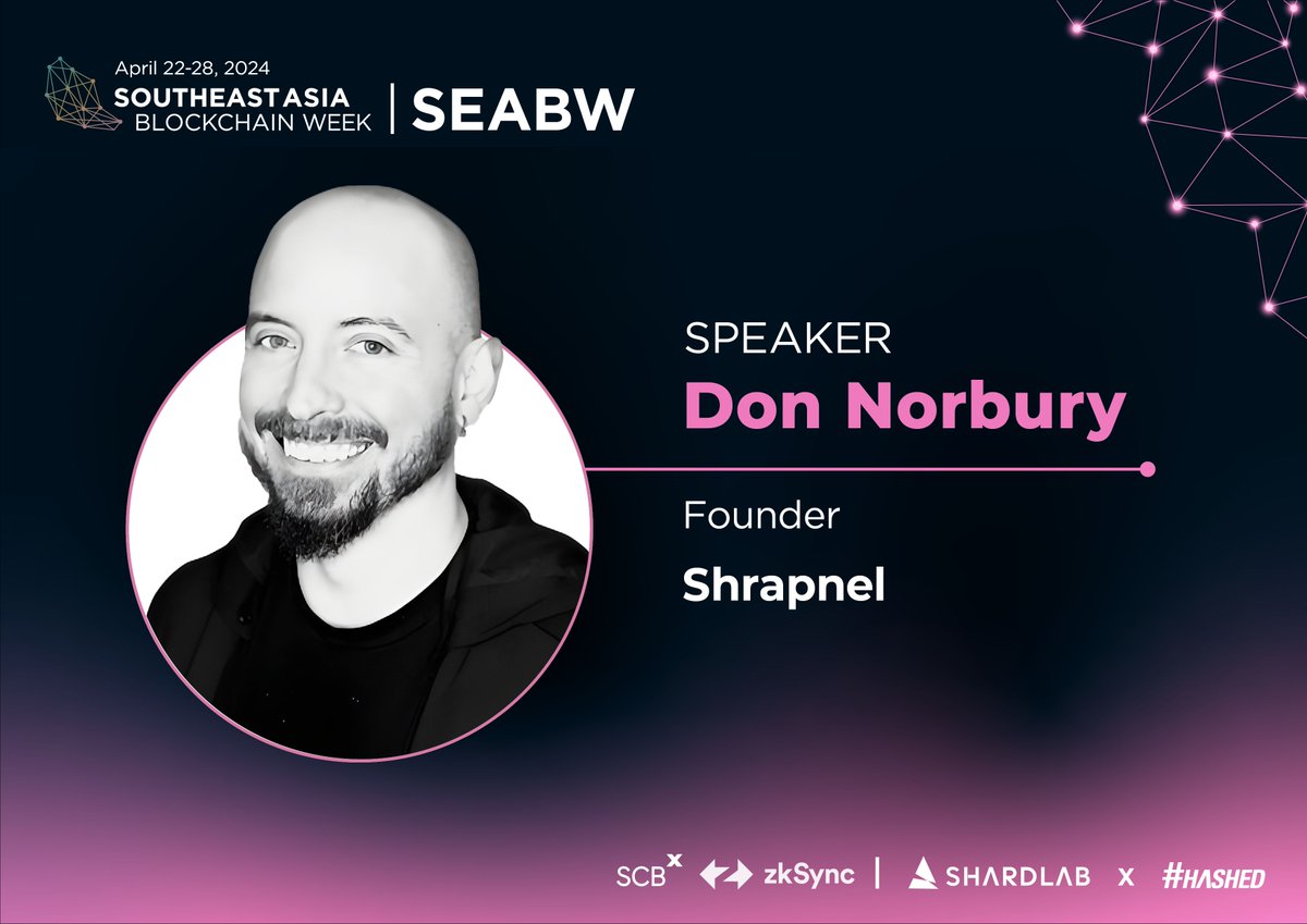 🎮 Meet Don Norbury @DonNorbury, Founder and Studio Head for @playSHRAPNEL! Don Norbury is a visionary in the gaming industry, currently leading as the Studio Head for Shrapnel, a groundbreaking AAA extraction FPS that integrates user-created content with blockchain technology.