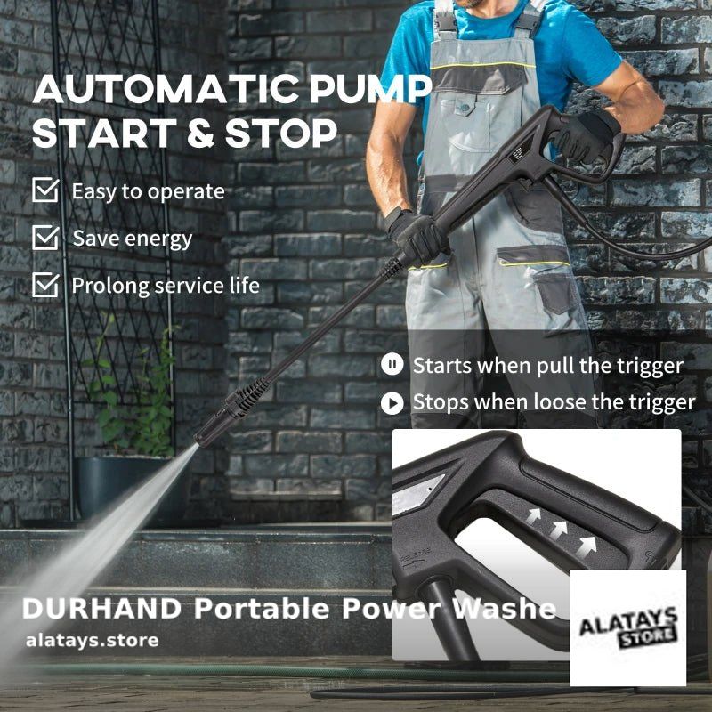 🤯 You won’t believe this! DURHAND Portable Power Washer 1800W selling at £110.99 🤯
by DURHAND ⏩ alatays.store/products/durha…
🚀 Selling out fast so be quick! 🚀
#ALATAYS #ukshopping #ukshopping #onlineshopping #ukshop #onlineshoppinguk