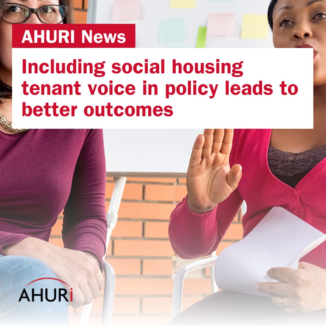 New #AHURIresearch has highlighted that enabling #socialhousing tenants to participate in #socialhousingpolicy and services that affect them can lead to a range of positive benefits. Read more here: bit.ly/3UaDqXS