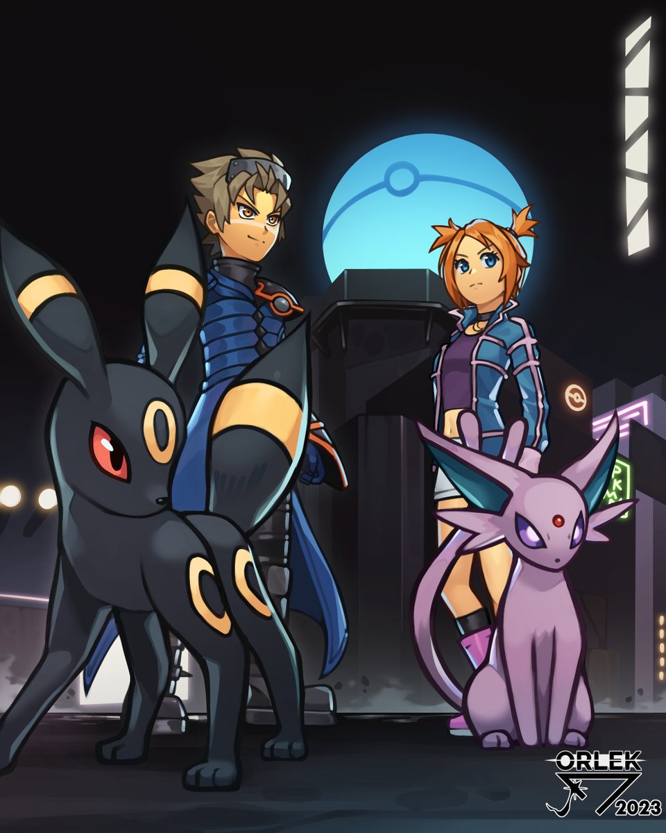 Thank you for all the love on this one!
Here's more Pokémon Colosseum stuff featuring Wes, Rui, Umbreon and Espeon!