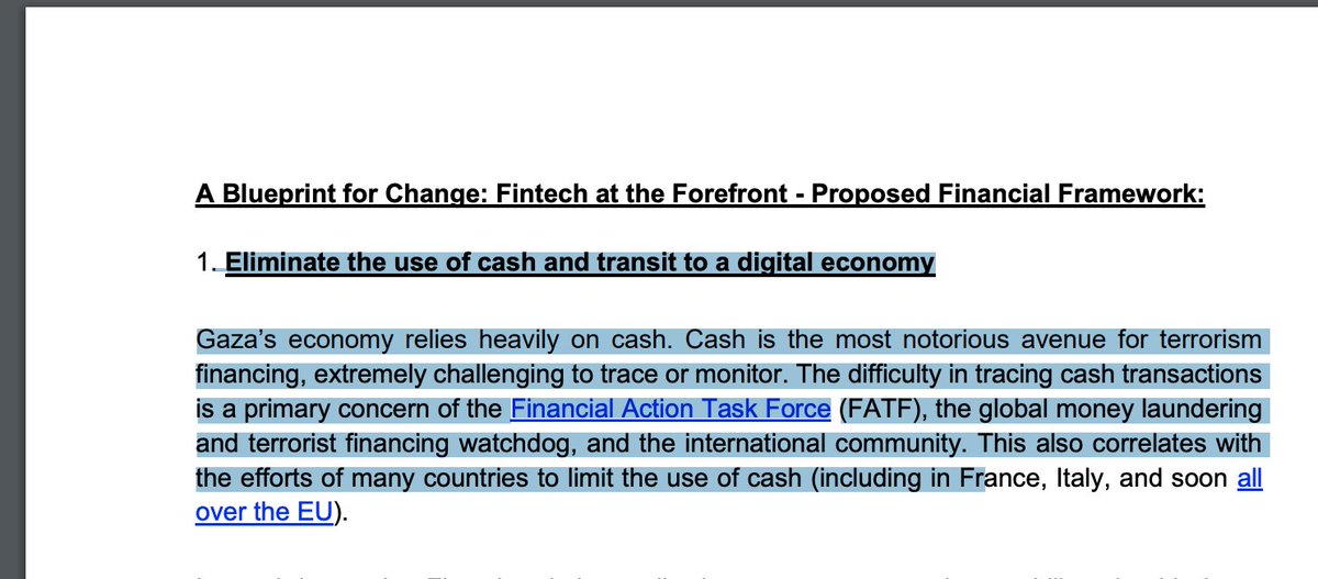 💥This doc literally screams everything deep researchers have been trying to tell you! 💥
These wars are all planned to usher in a digital economy they want to track control and monitor all our transactions. They will build these new systems on pre-existing private blockchains.