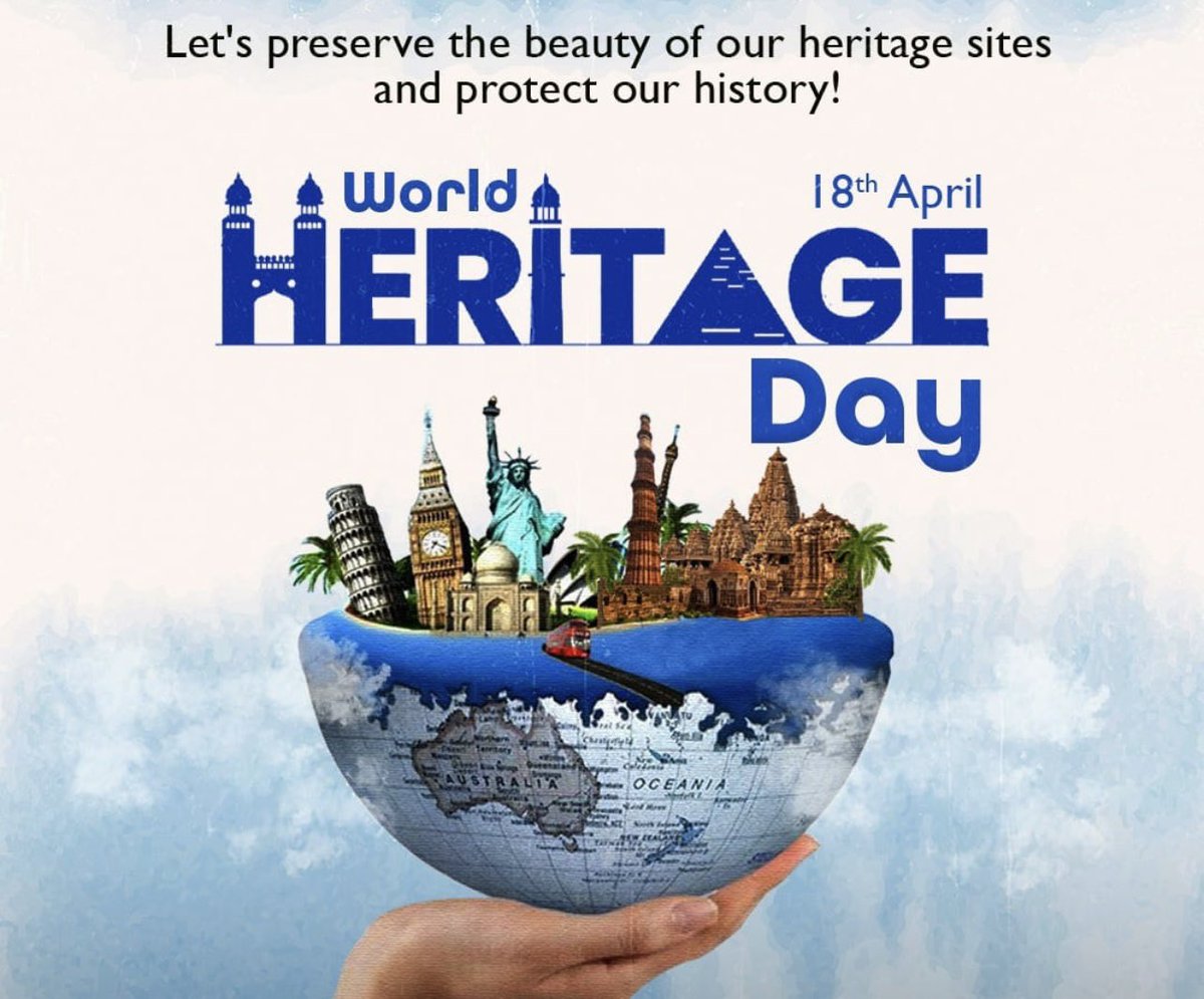 Each site tells a unique story, and each monument echoes history. Let's celebrate and cherish our world's rich tapestry on World Heritage Day. #WorldHeritageDay #WorldHeritageDay2024