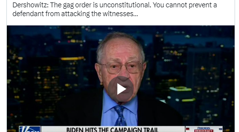 .@AlanDersh Your continued Trump support because you were shunned at parties in the Hamptons is ironic because you were shunned at parties in the Hamptons BECAUSE of your support of this narcissistic indicted man.