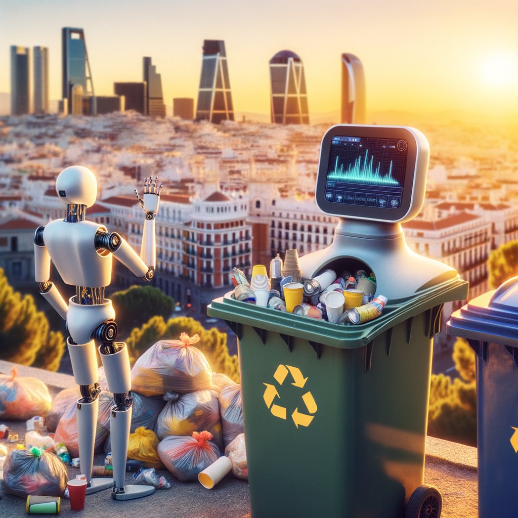 Madrid pioneers AI in waste management! 🚮🤖 FCC Medio Ambiente deploys AI to detect & tackle improper littering in bins, enhancing city cleanliness. #AIForGood #SustainableCities #MadridInnovates