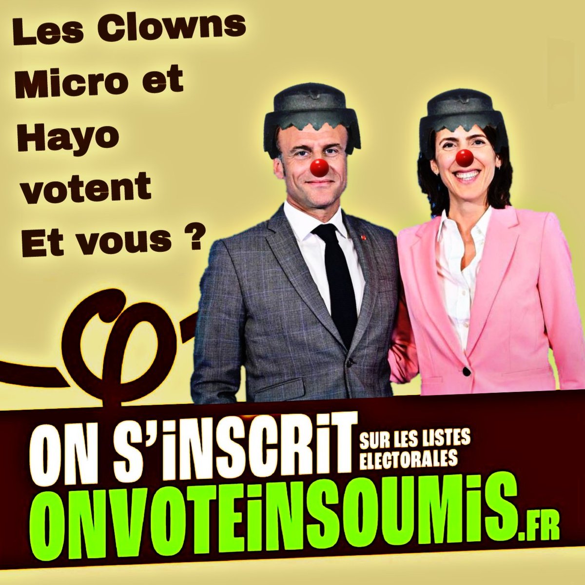 @ValerieHayer @RenewEurope @EmmanuelMacron @CharlesMichel @markrutte @alexanderdecroo @kajakallas @ThierryBreton @vestager @VeraJourova 😂😂😂😂😂😂😂😂😂
😂Les clowns votent 😂
😂Et vous ? 😜😂😂😂
😂😂😂😂😂😂😂😂

#Macron #ValerieHayer 
#Macronie 🤡