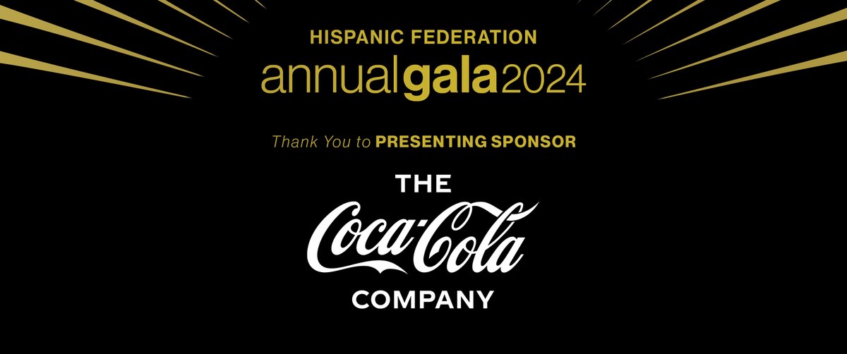 Things go better with @CocaCola and that's why HF is infinitely thankful for our Presidents Circle sponsor support in making #HFGala24 possible.